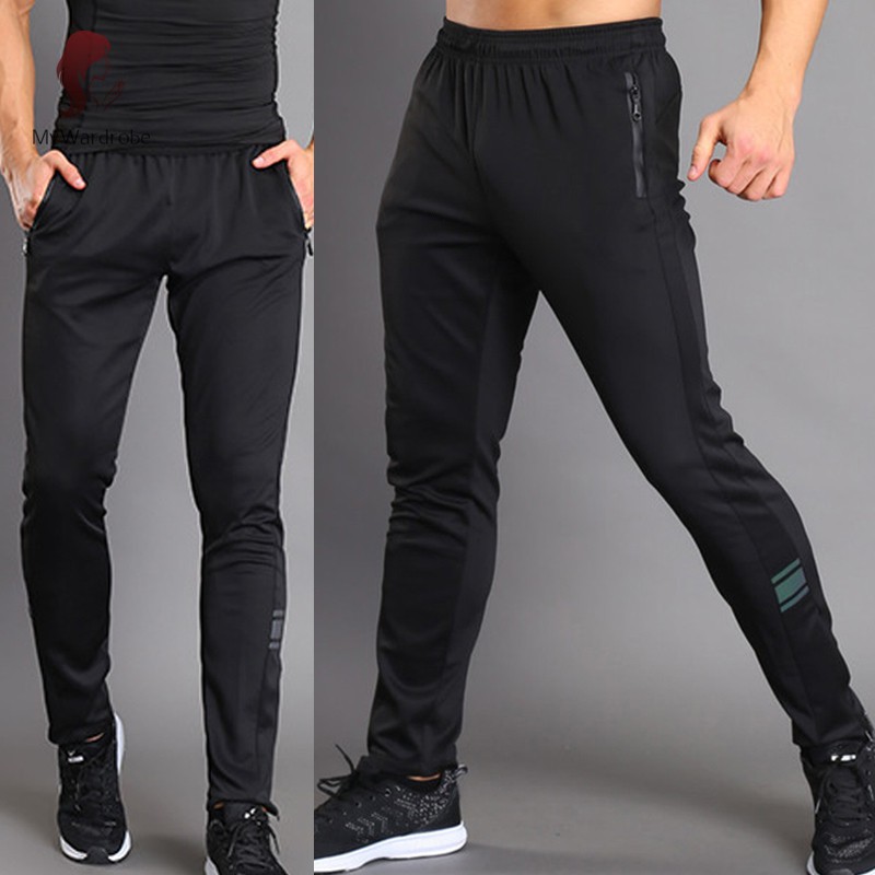 ETXK Men Sport Pants Trousers Breathable Casual for Running Training Fitness Summer
