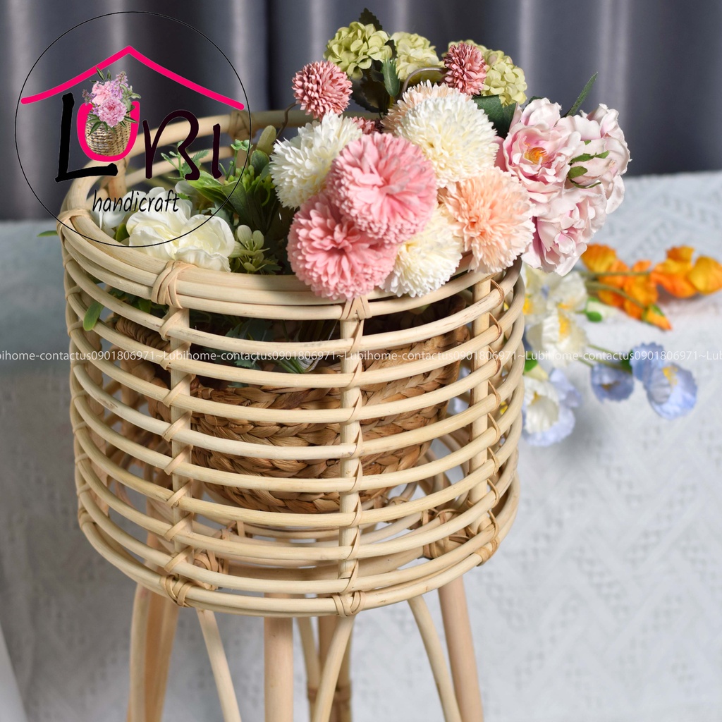 - Stand mây  đựng cây cảnh cao cấp - tinh tế, sang trọng