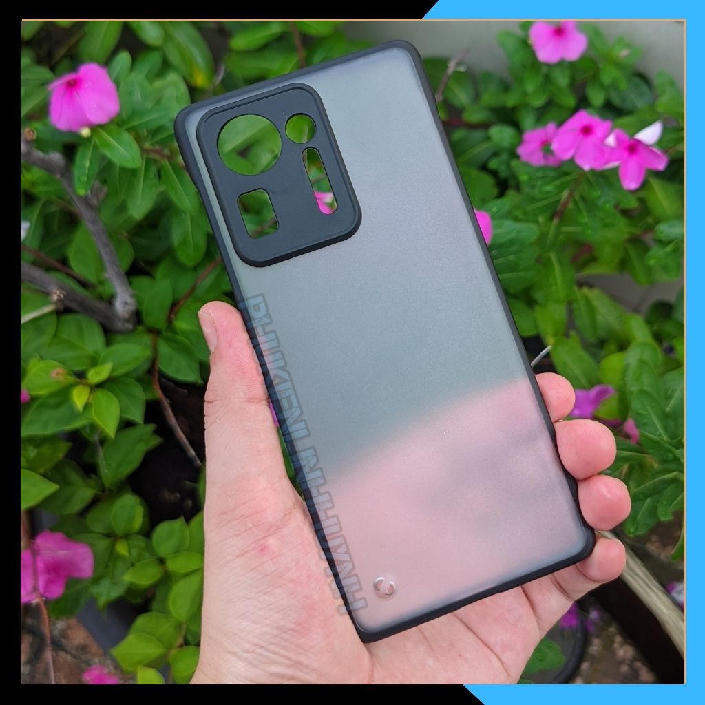 Xiaomi Mi Mix 4_Ốp lưng nửa cạnh nhám chống bám vân tay cực chất.