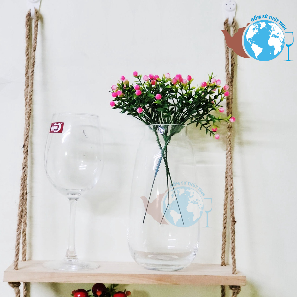 Khung gỗ treo tường 2 tầng trang trí nhà cửa cực xinh 40x10 / 35x10 / 30x10