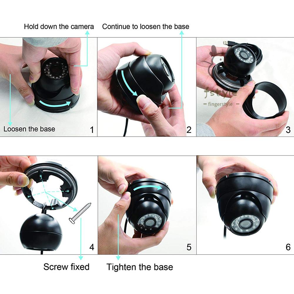 Camera An Ninh 24led Ir Ahd Hd 720p 1080p 1.0mp 2.0mp Cctv Với Tầm Nhìn Ban Đêm Tốt | BigBuy360 - bigbuy360.vn