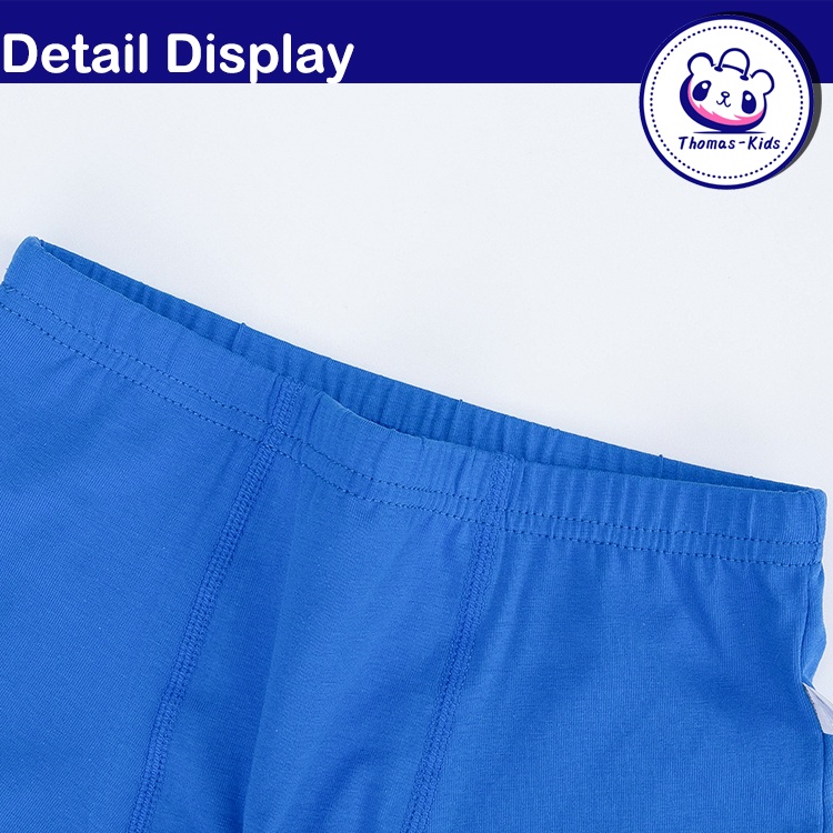 [THOMAS KIDS] Bộ 5 Quần Lót Boxer In Chữ Số Ngôi Sao Bóng Đá Cho Bé Trai 3-12 Tuổi