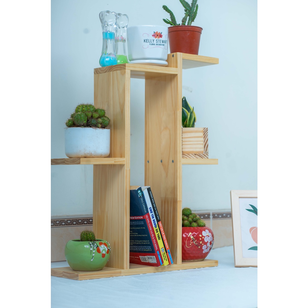 Kệ Để Bàn Hoa Giá Đỡ Đứng kệ để cây cảnh mini trên bàn kích thước 50x45x13 cm