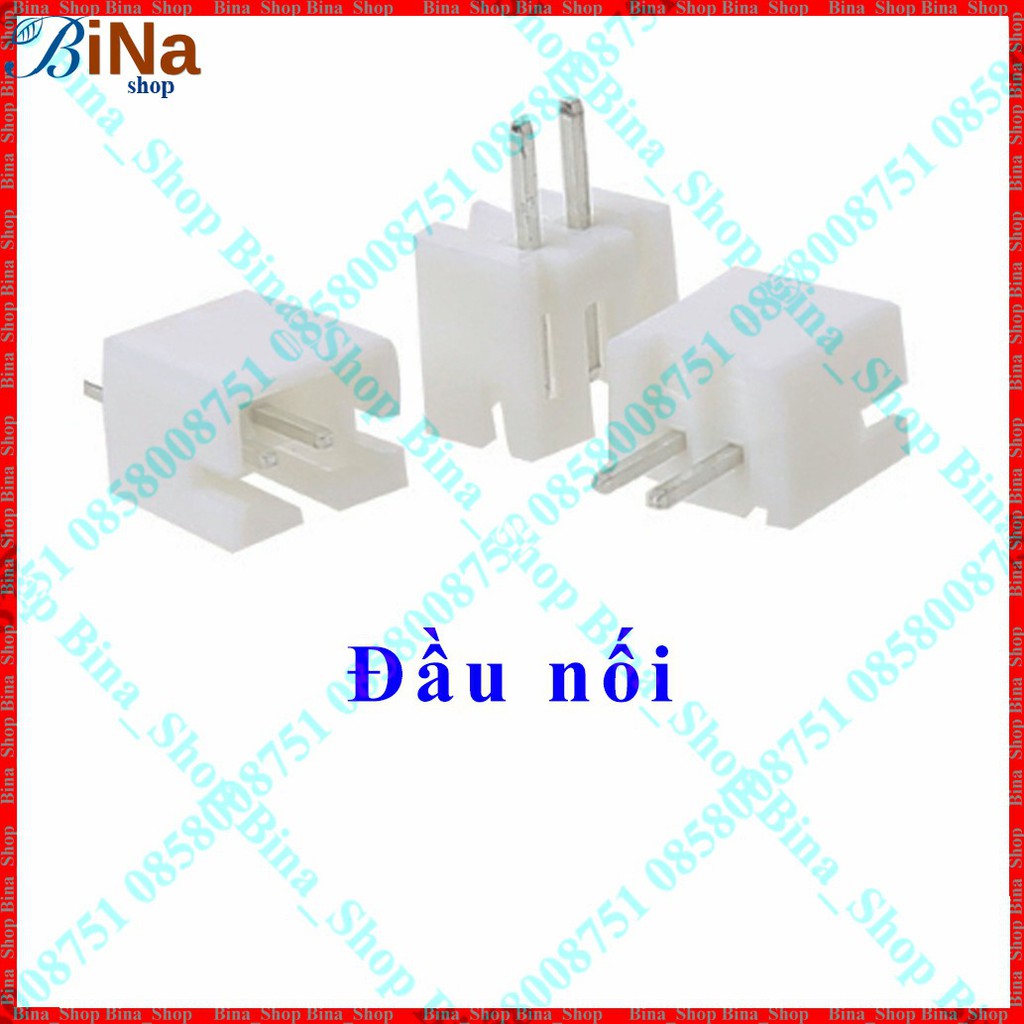 Cáp JST XH 2.54 1S2P 12cm kèm đầu nối 2P