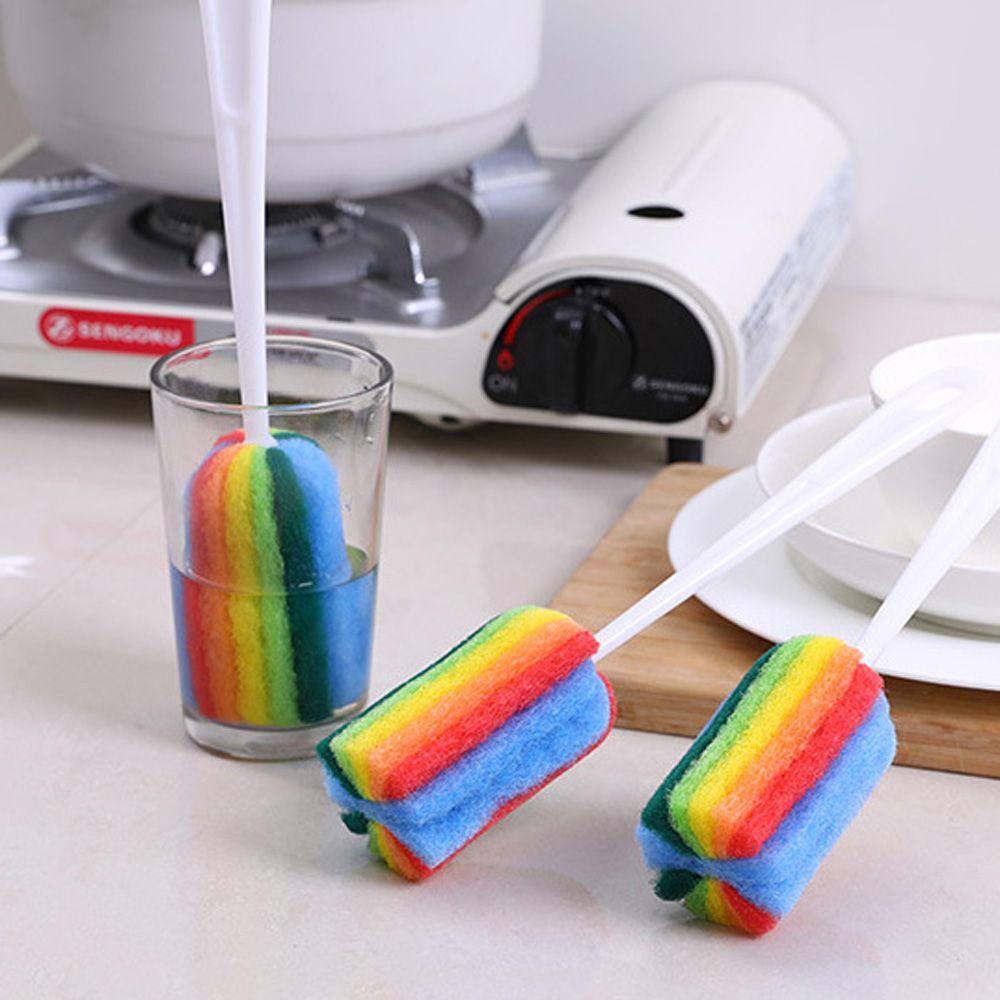 Bàn Chải Vệ Sinh Ly Cốc Thủy Tinh Nhà Bếp Tiện Dụng