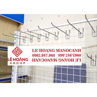 Móc Inox Cài Lưới 10 Chiếc Treo Phụ Kiện SHOP