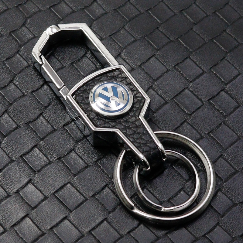 Móc Khóa Hình Logo Xe Hơi 3D Cao Cấp Cho VW Volkswagen Jetta MK5 Golf Passat 3B7 601 171