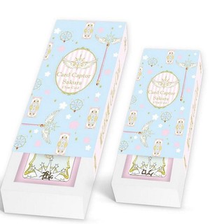 Bài Tarot Clow Card Kimono Sakura Phiên Bản Màu Xanh Đặc Biệt 2020 Anime chibi Xinh Xắn Dễ Thương Tặng Đá Thanh Tẩy