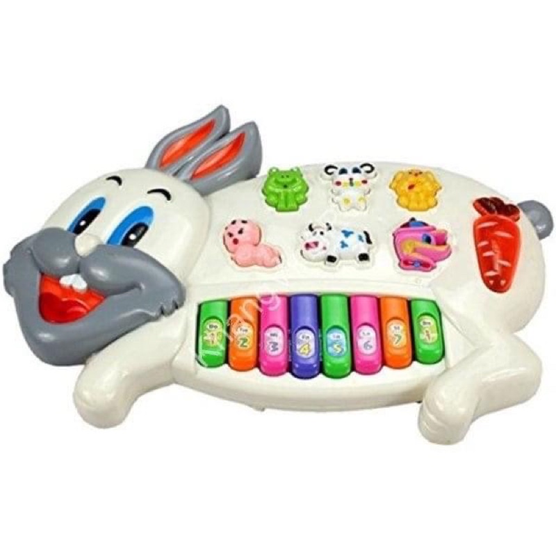 Đàn Piano Hình Con Thỏ Vui Nhộn Cho Bé