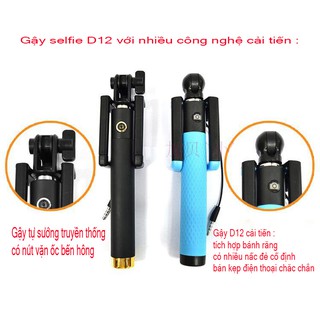Gậy Chụp Ảnh Iphone Cổng Lightning D12