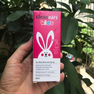 Xịt tan ráy tai Clean ears Kids 30ml