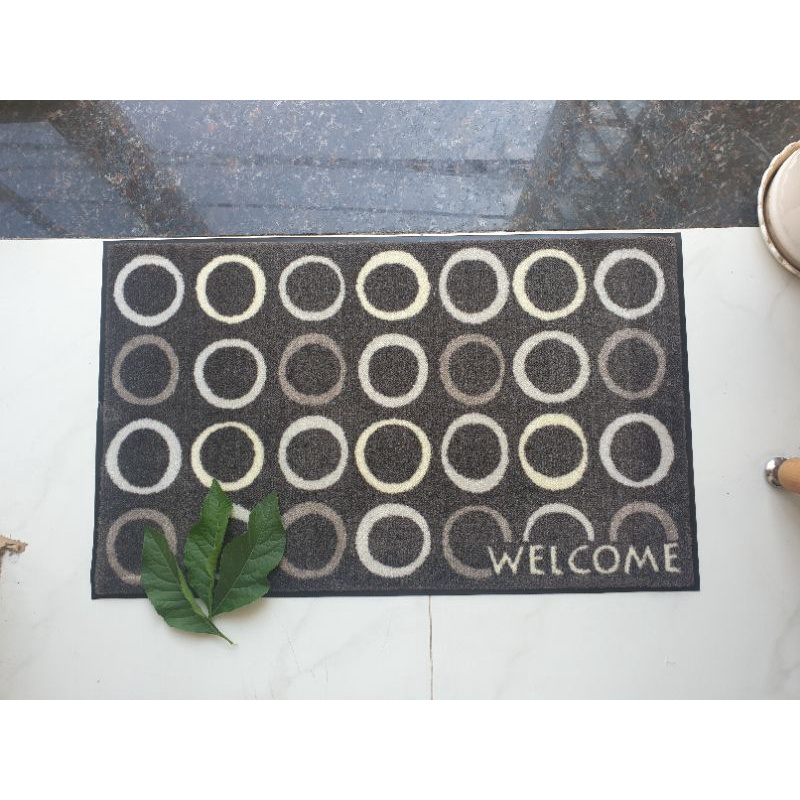 THẢM WELCOME CHÙI CHÂN DOORMAT 45X75CM CAO CẤP CONDOR