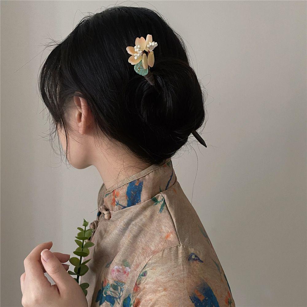 Trâm Cài Tóc Bằng Gỗ Phong Cách Trung Hoa Cổ Điển Sang Trọng Cho Nữ