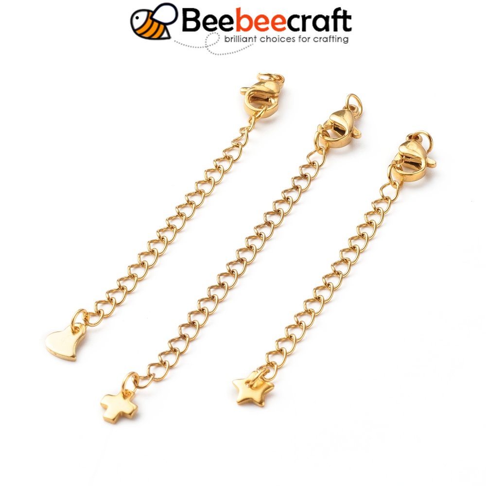 Set 2-5 Móc Khóa Càng Cua Bằng Thép Không Gỉ 304 65~75x3mm