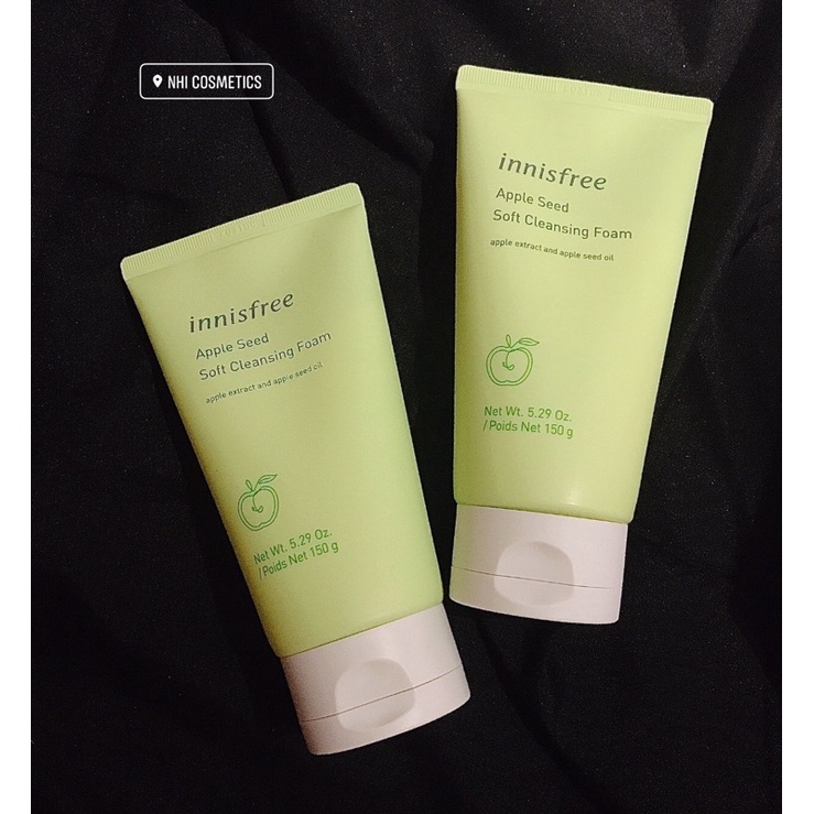 [Hot] Sữa Rửa Mặt Innisfree Táo Xanh Apple Seed Soft Cleansing Foam