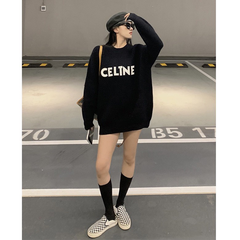 Áo Nỉ Sweater Celine Form Rộng, Hoodie Nam Nữ Unisex, Chất Liệu Nỉ Bông Cao Cấp Dày Dặn, Hottrend 2021 | BigBuy360 - bigbuy360.vn