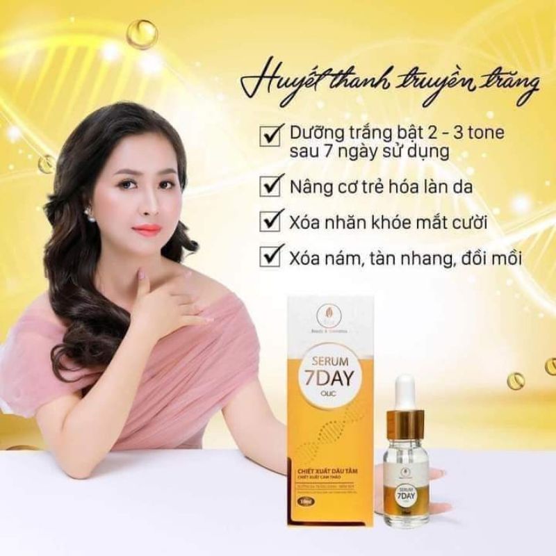 Serum Huyết Thanh Truyền Trắng Trắng 7 Day Olic