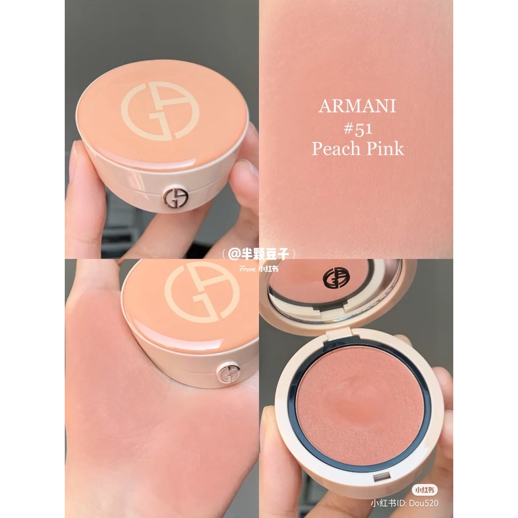 Phấn má Armani Beauty Neo Nude Color Melting Cream Blush - 51 Peach Pink