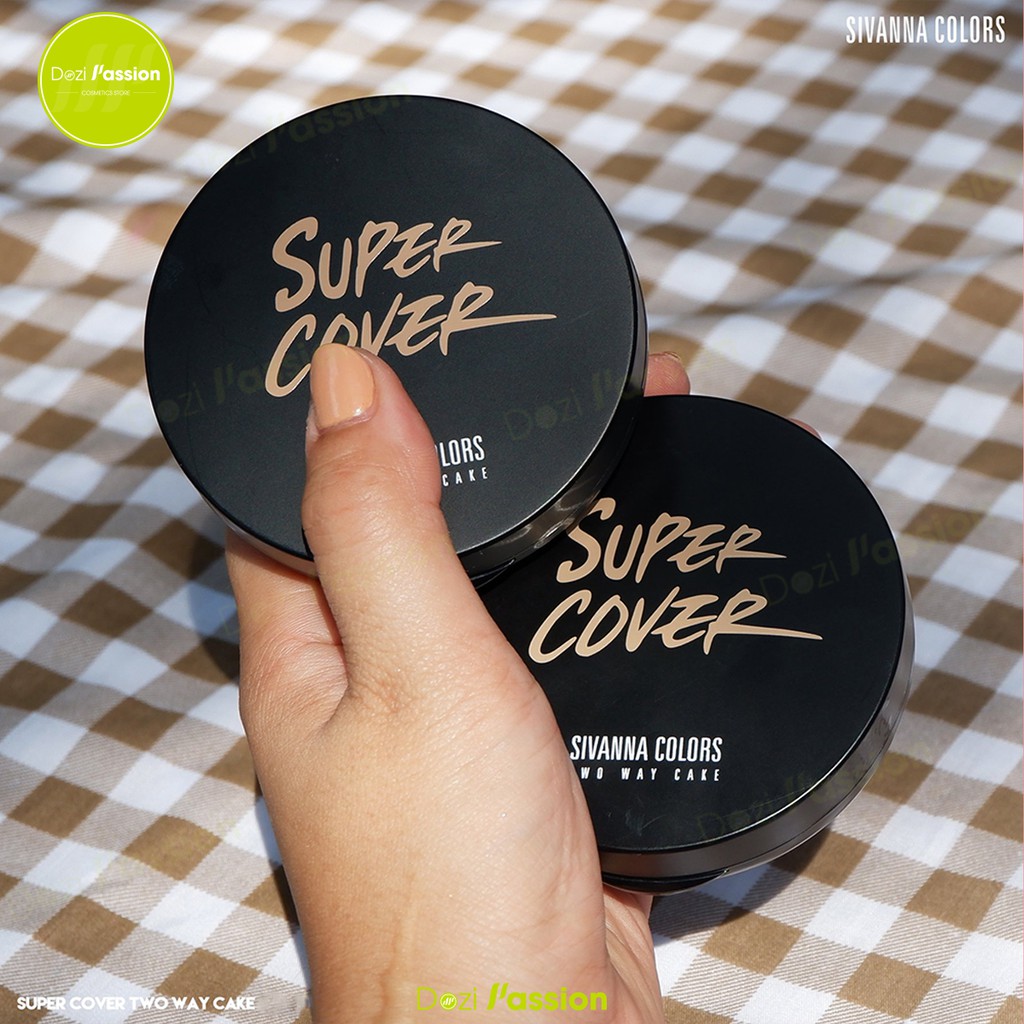 Phấn Phủ Super Cover Che phủ cao, Kháng nước, Lâu Trôi Sivanna Colors Thái Lan