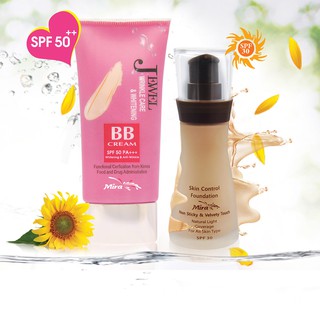 Kem nền trang điểm mira skin control foundation /no. 21