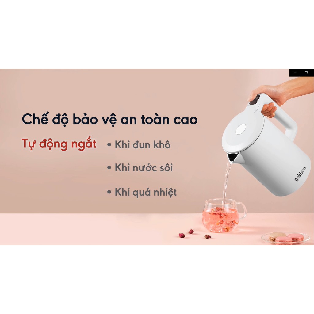 Ấm siêu tốc thông minh GKT2642 [ BỀN ĐẸP]