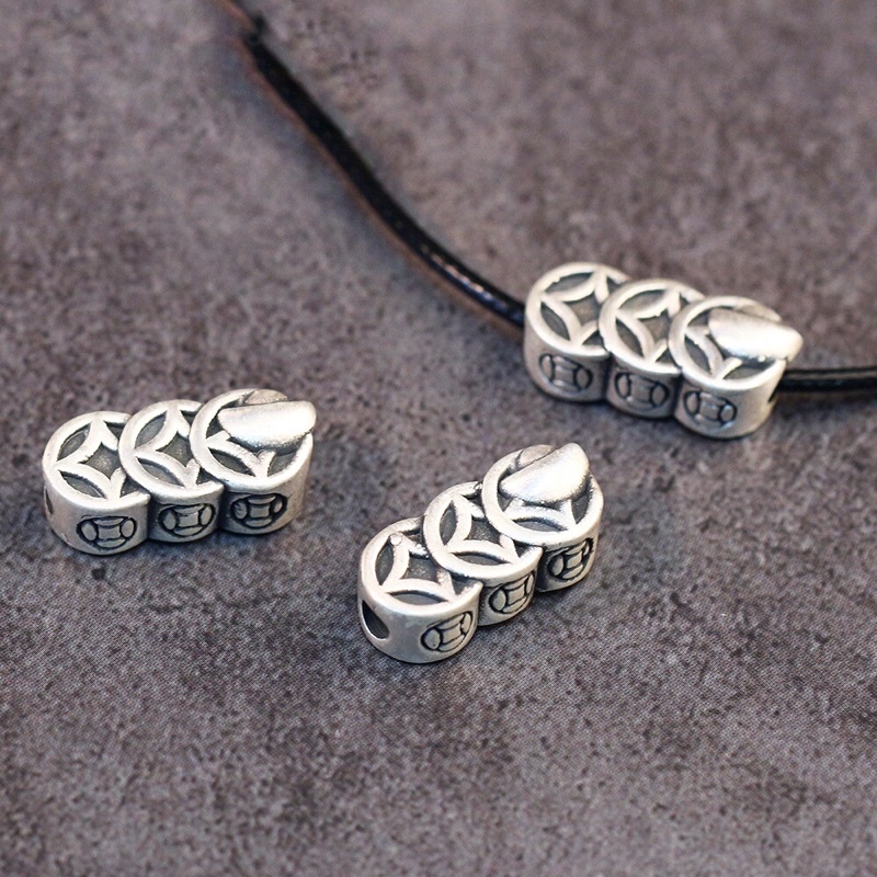 GIÁ SỈ  Charm bạc 3D kim tiền bạc siêu đẹp - Bạc chuẩn_Hàng đẹp loại 1, PH765