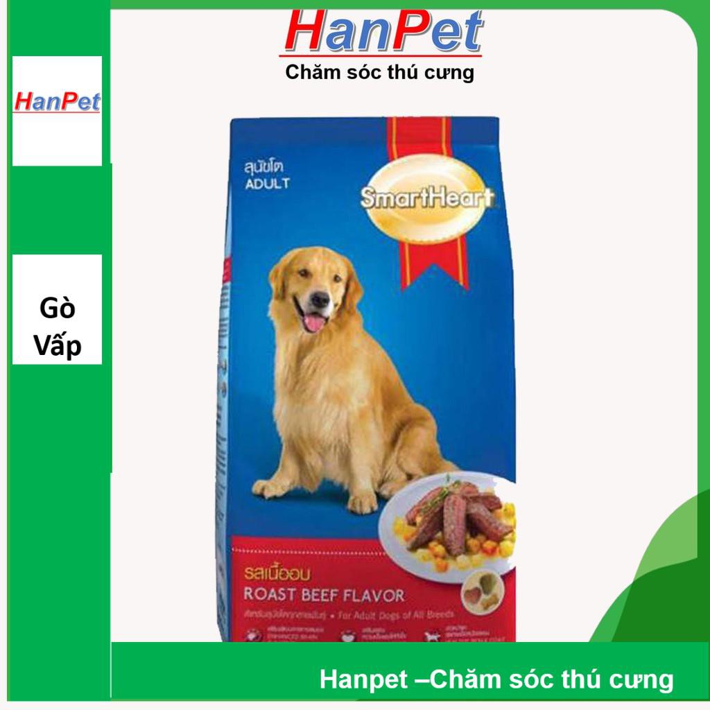 Hanpet.GV- Thức ăn hạt cao cấp SmartHeart Adult (dành cho chó trên 1 năm tuổi)- gói 400gr- (- 206)