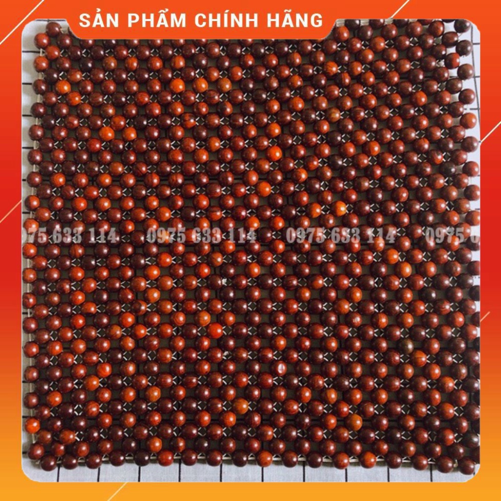 Lót ghế hạt gỗ 📌FREESHIP📌 Lót ghế văn phòng hạt gỗ cẩm tự nhiên ngồi siêu êm ái thư giãn