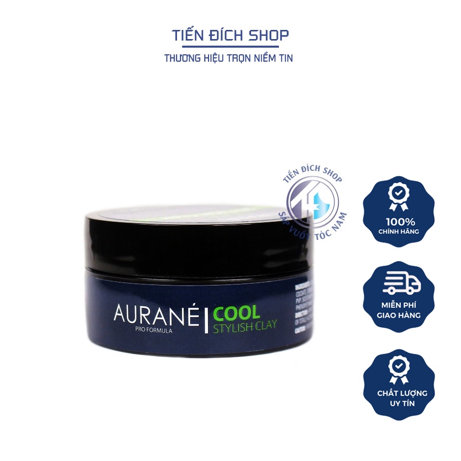 Sáp vuốt tóc nam Aurane Cool Stylish Clay 80ml chính hãng