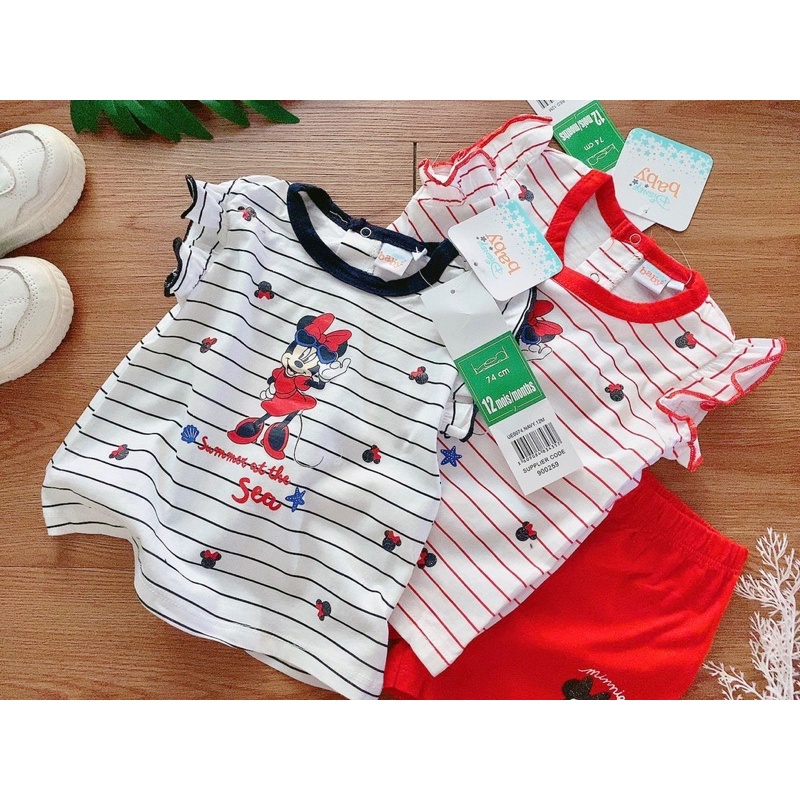 Bộ cộc tay Disney dư xịn cho bé gái