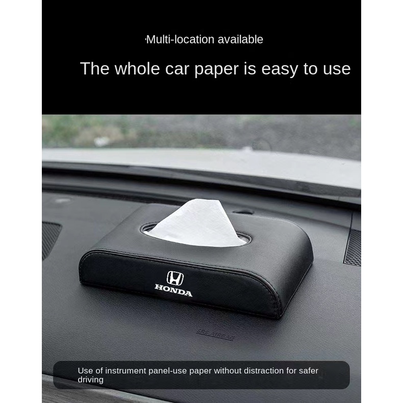 Phù Hợp Hộp Đựng Khăn Giấy Trang Trí Nội Thất Xe Hơi Honda Accord Civic Haoying Laifu CRV Fit XRV