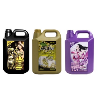 [Hàng Nhật Khẩu Chính Hãng - Có Tem Phụ] Nước Giặt Xả SPJ Siêu Đậm Đặc 6in1 - Can 5L Thái Lan