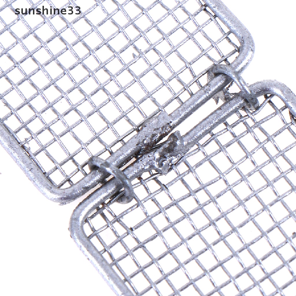 SU 1:12 Dollhouse Miniature Metal Silver Barbecue Clip Kitchen Toy n