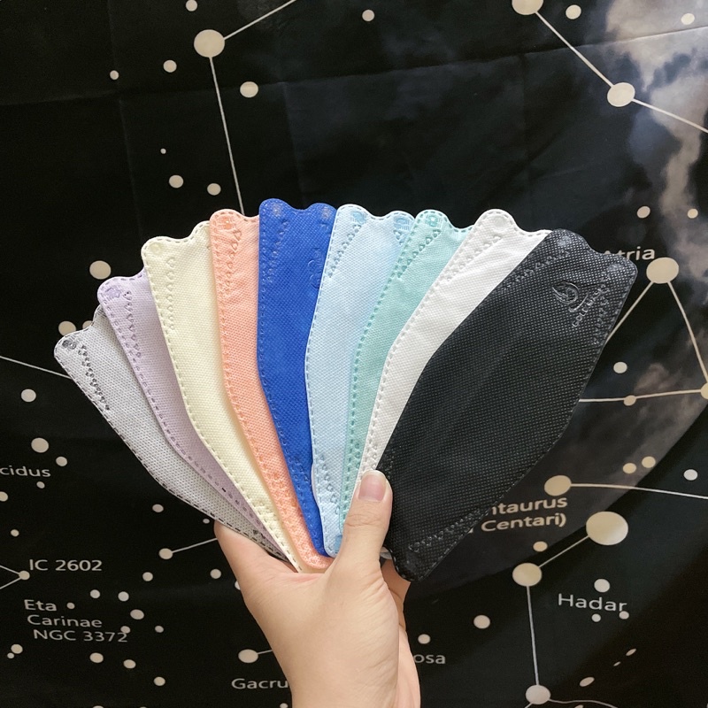 Khẩu Trang KF94 4 Lớp Dây Đeo Đàn Hồi Cao Cấp - Chuẩn Khẩu Trang Hàn Quốc