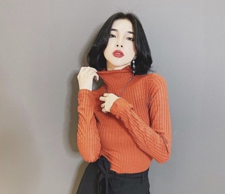 Áo cổ lọ tay dài