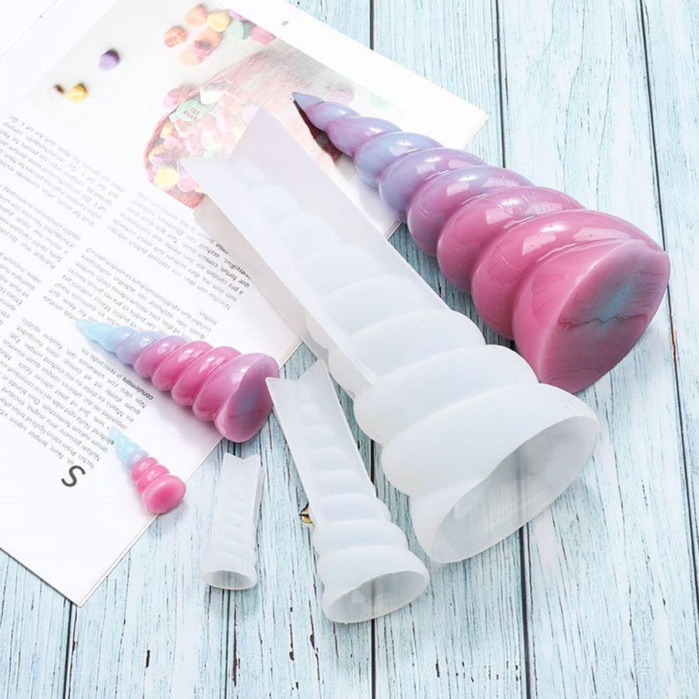 Khuôn Nhựa Trong Suốt Hình Sừng Kỳ Lân Dùng Làm Đồ Trang Sức DIY