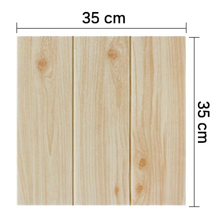 Xốp dán tường 3d giả gạchBảng gỗ miếng dán tường Miếng dán tường trắng tim