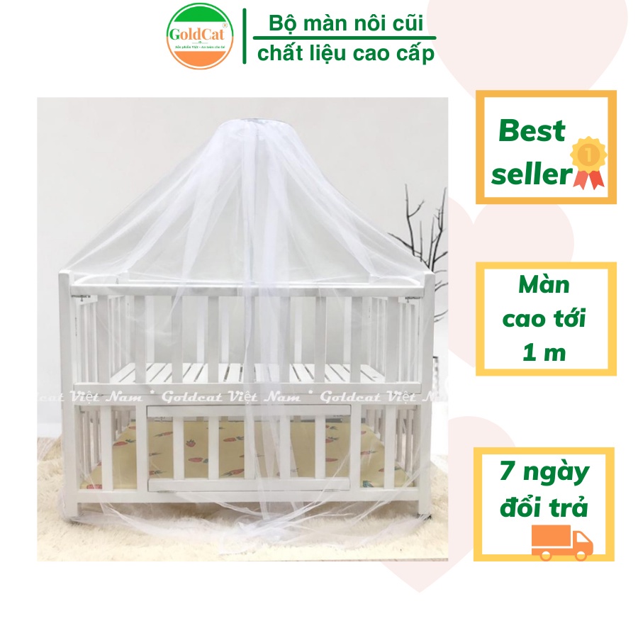 ▧☃♟MÙNG CŨI CHO BÉ GOLDCAT - MÀN + CÂY TREO CAO 1M , BẢO VỆ YÊU KHI NGỦ VÀ CHƠI TRONG V