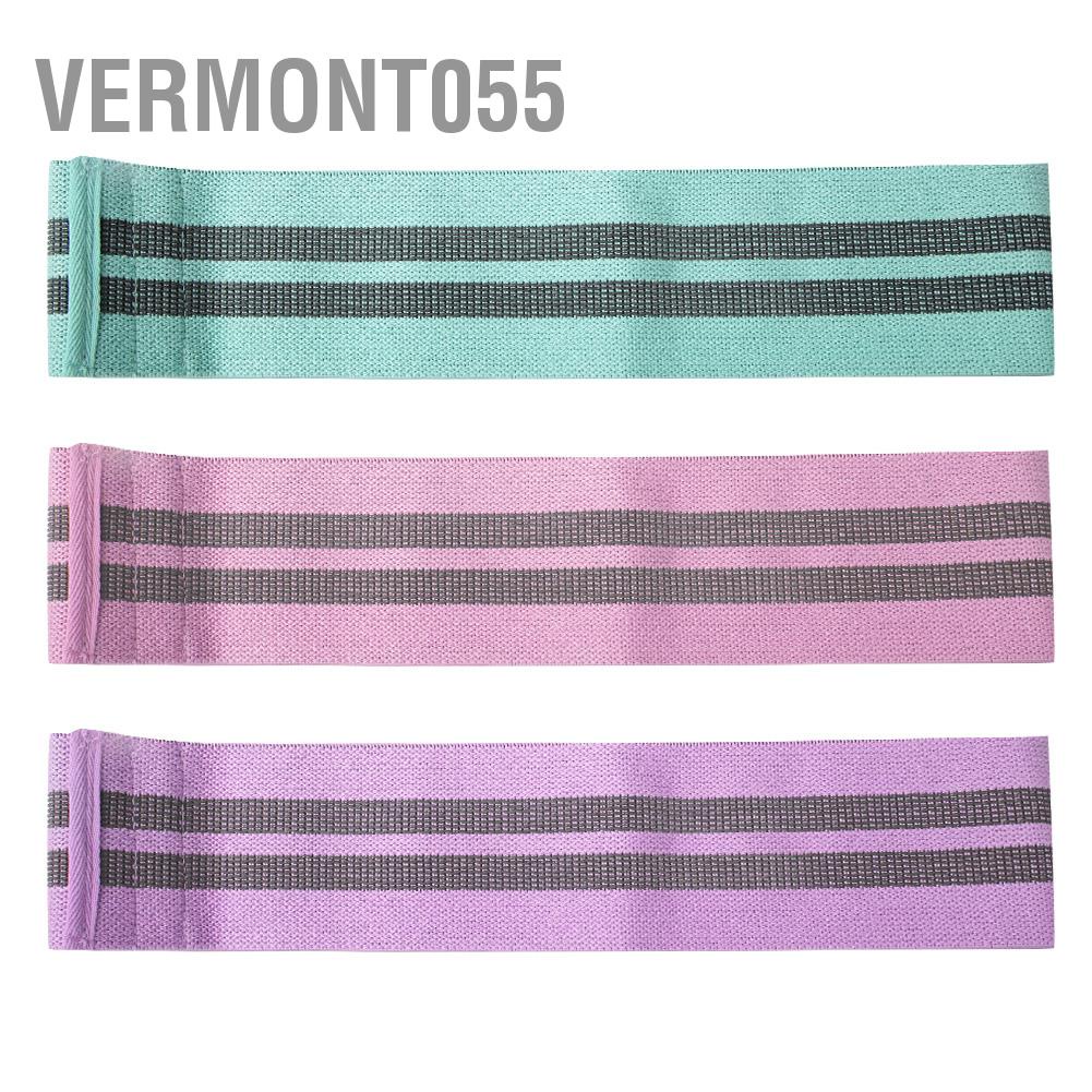 Vermont055 Unisex Non-Slip Hip Resistance Band Loop Circle Gym Yoga Fitness Exercise