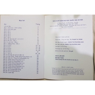 Sách - Bé học toán (Nguyễn Thị Thúy Hà) bán kèm 2 viên tẩy