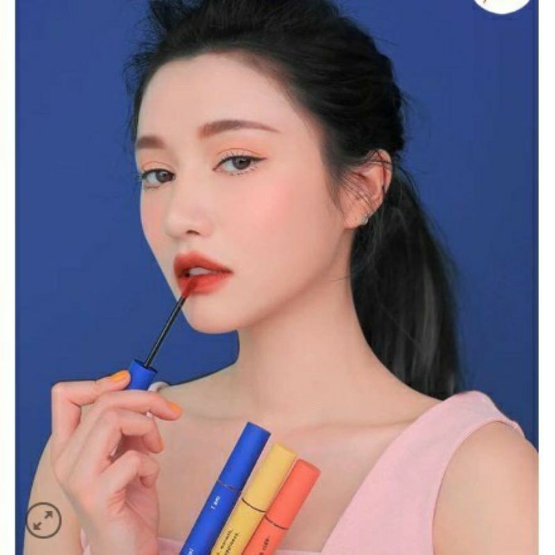 3ce velvet lip tint màu  đỏ nâu bao đẹp bao lì