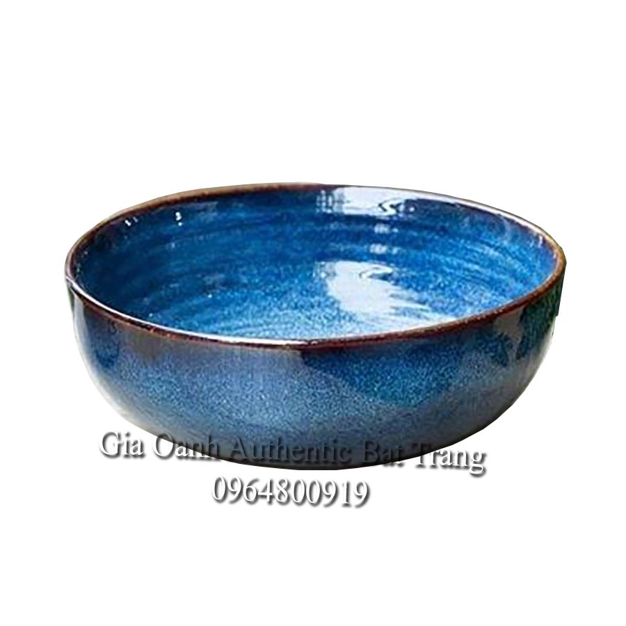 BÁT TÔ Phở, Canh, Salad men xanh hỏa bến CAO CẤP - Xưởng gốm sứ Gia Oanh Authentic Bát tràng  - chuyên bát đĩa nhà hàng