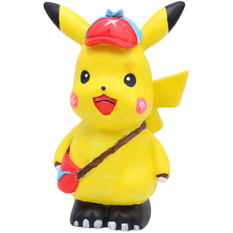 Tượng nhựa tô màu các nhân vật Pokemon dành cho các bé - Có 9 mẫu lựa chọn - KHÔNG KÈM MÀU