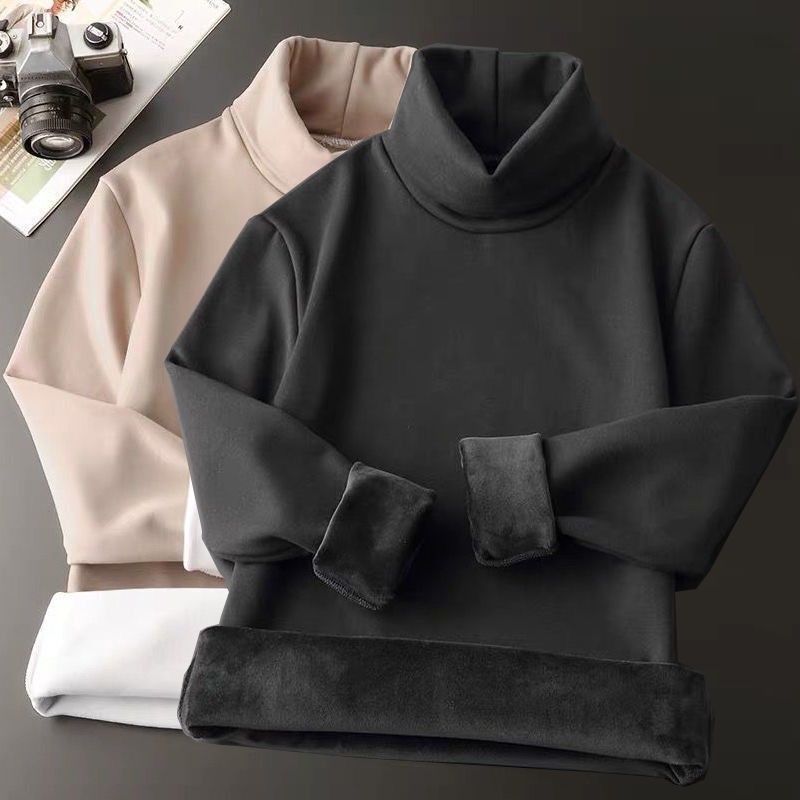 Áo Nỉ Nam Nữ Dài Tay Cổ Cao Thời Trang Hàn | BigBuy360 - bigbuy360.vn