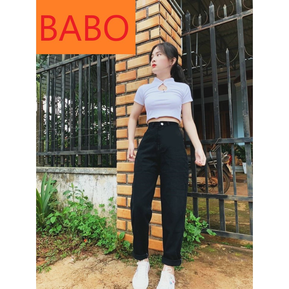 [ FREESHIP, LỖ CHỔNG VÓ ] QUẦN BAGGY JEAN NỮ LƯNG CAO MÀU ĐEN SIÊU CÁ TÍNH, THỜI TRANG PHONG CÁCH VÀ CUỘC SỐNG CAO CẤP
