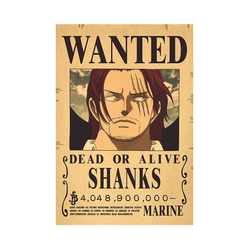 Poster One Piece Truy Nã - Poster Wanted One Piece kích thước A3 mẫu mới update liên tục
