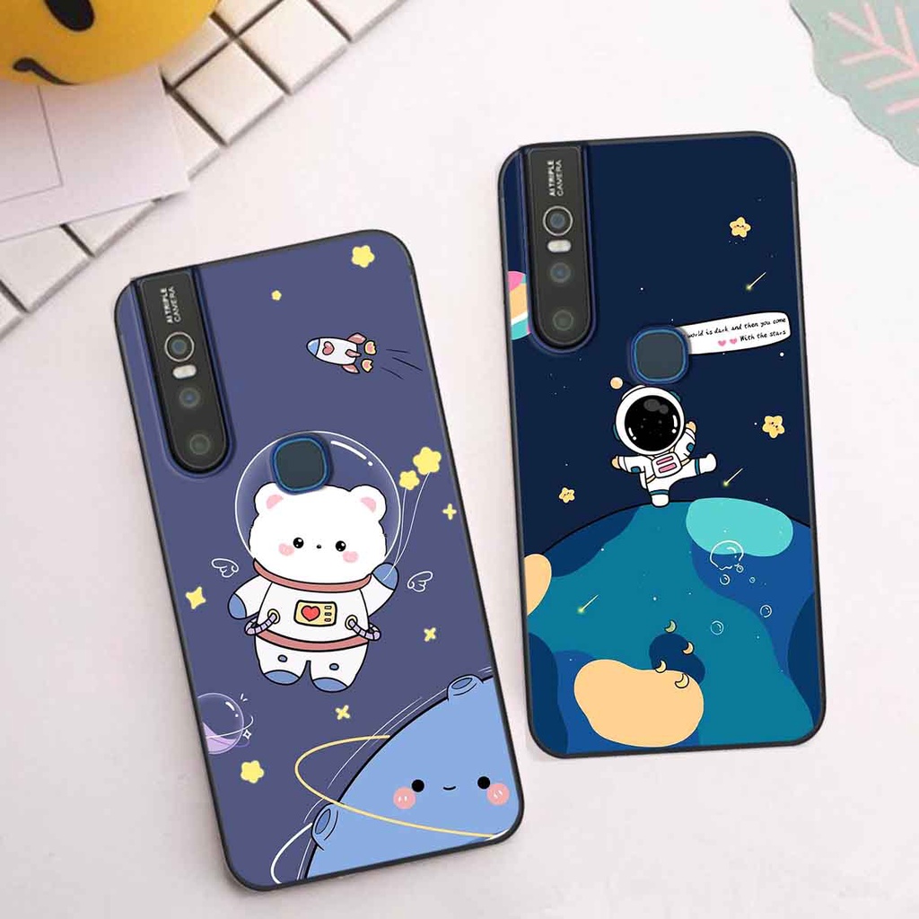 Ốp Vivo V15 / V15 Pro in hình vũ trụ, phi hành gia bầu trời cute dễ thương