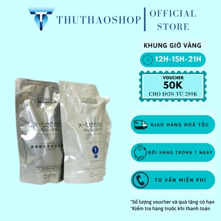 Cặp Thuốc duỗi, uốn tóc LOREAL X-Tenso Moisturist 400ml x 2 - Cặp Thuốc duỗi uốn tóc LOREAL