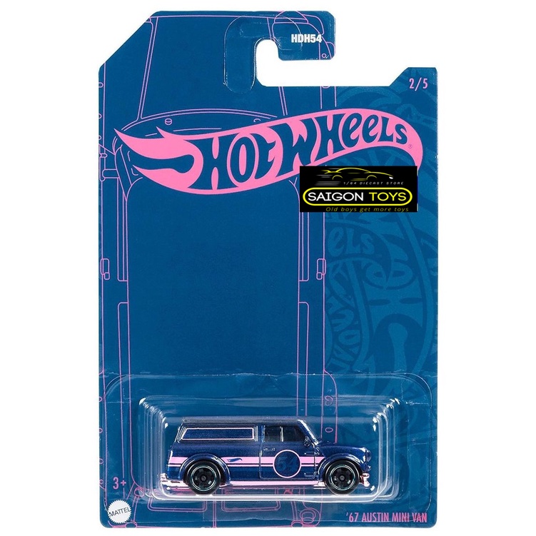 Xe mô hình Hot Wheels 54th  Anniversary Pearl & Chrome - Phiên bản  kỷ niêm 54 năm Hot Wheels