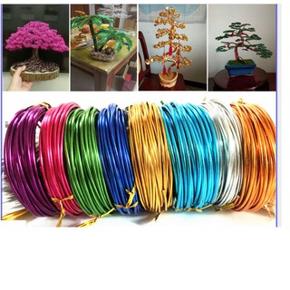 1kg dây nhôm mạ màu size 2mm uốn handmade